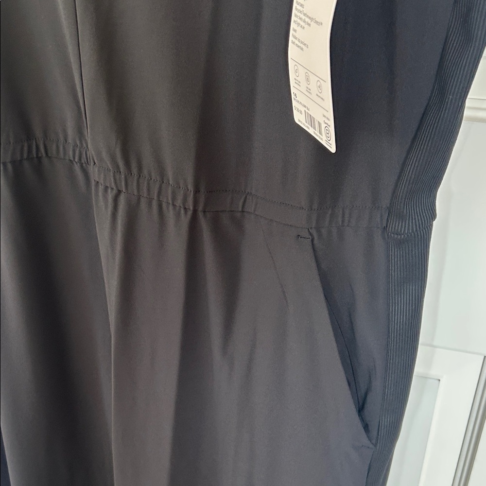 Athleta Black Sleeveless V-Neck Jumpsuit - Picture 8 of 10